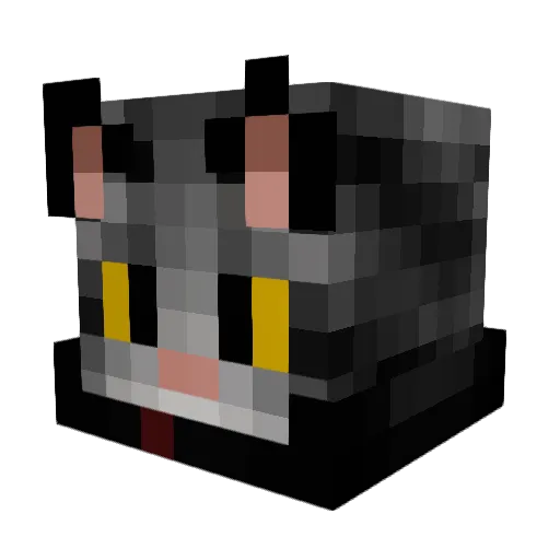 E_maad Minecraft avatar head, 3D render