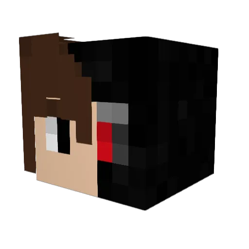 E_man69 Minecraft avatar head, 3D render