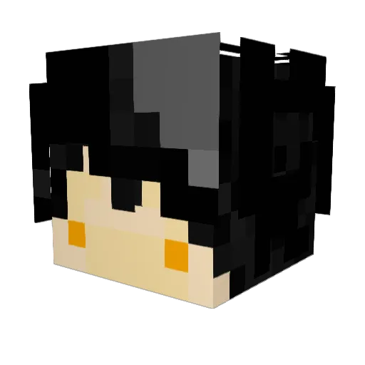 E_oGdR Minecraft avatar head, 3D render