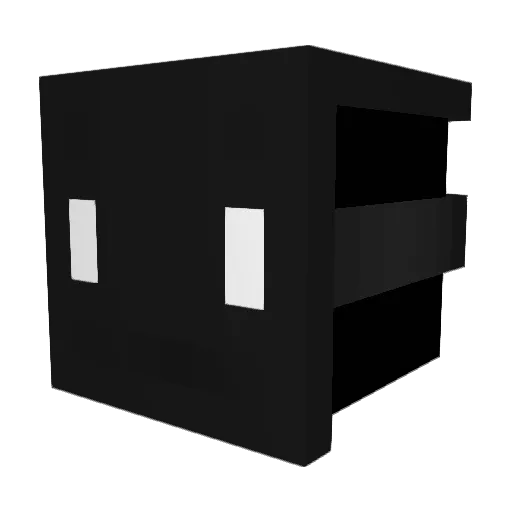 E_oticc Minecraft avatar head, 3D render