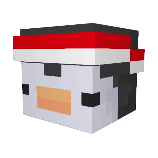 Eabrichards Minecraft avatar head, 3D render