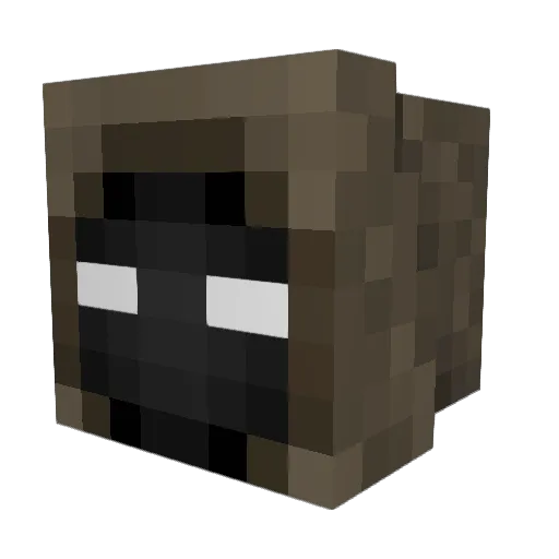EaceTea Minecraft avatar head, 3D render