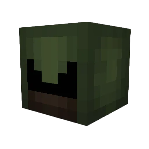 Eachdx14 Minecraft avatar head, 3D render
