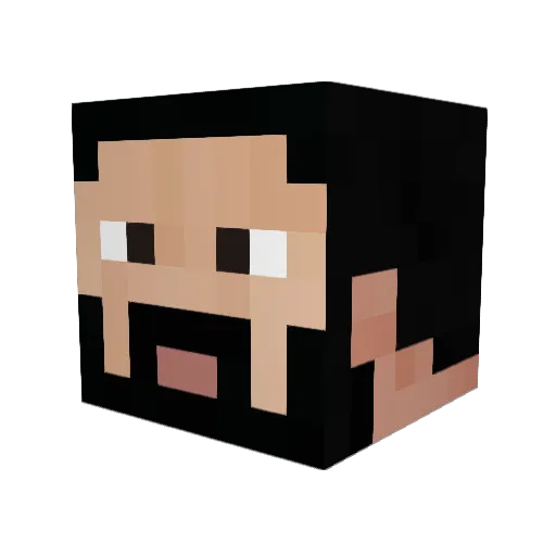 Eagerphoenix9 Minecraft avatar head, 3D render