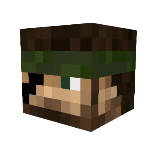 Eagle0311 Minecraft avatar head, 3D render