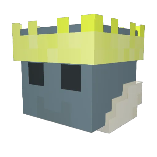 Eagle0606 Minecraft avatar head, 3D render