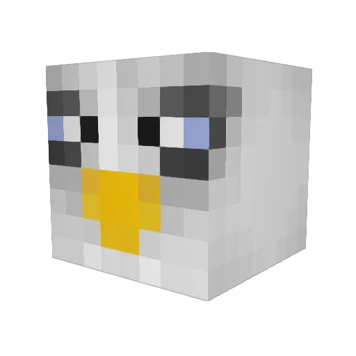 Eagle4891 Minecraft avatar head, 3D render