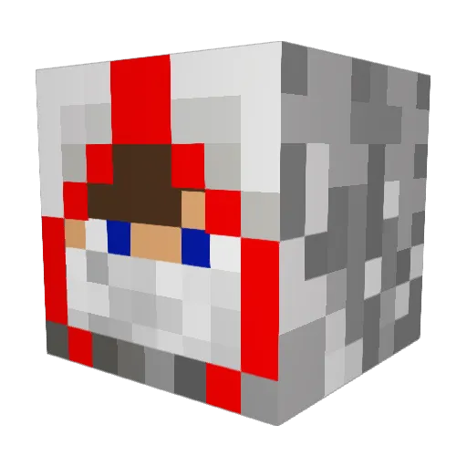 EagleEyeDukes Minecraft avatar head, 3D render
