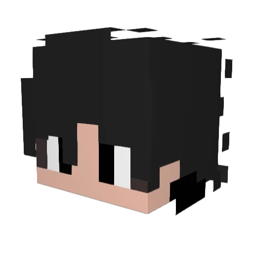 EagleGG Minecraft avatar head, 3D render