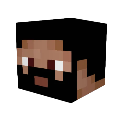 EagleH Minecraft avatar head, 3D render