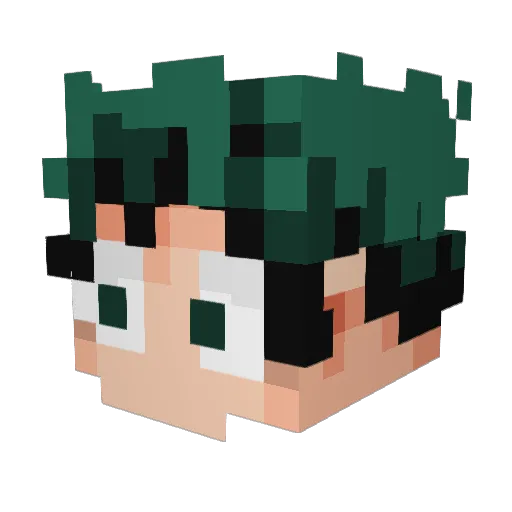 EagleIT Minecraft avatar head, 3D render