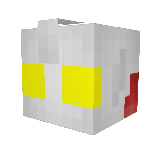 EagleJ Minecraft avatar head, 3D render