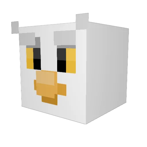 EagleOne2002 Minecraft avatar head, 3D render