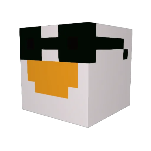 Eagle_720 Minecraft avatar head, 3D render