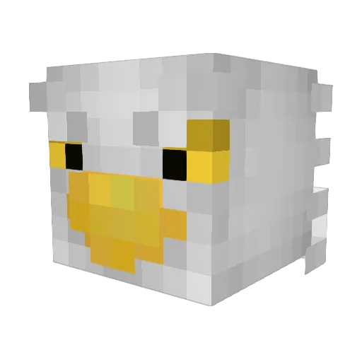 Eagle_Deity Minecraft avatar head, 3D render