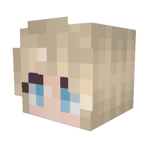 Eagledeath911 Minecraft avatar head, 3D render
