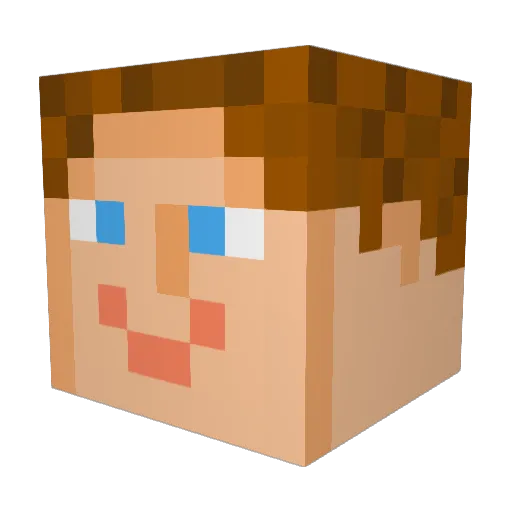 Eaglesrock174 Minecraft avatar head, 3D render