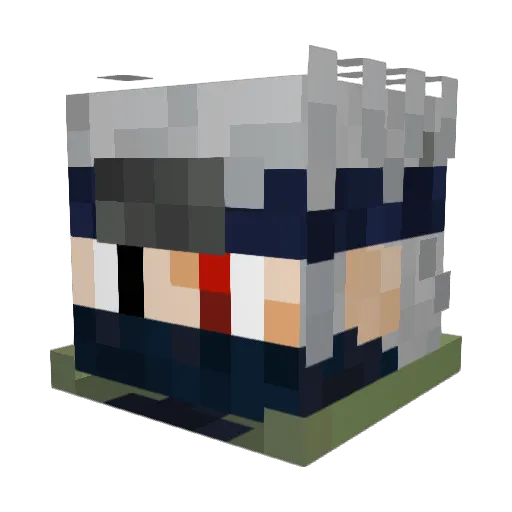 EanGoody Minecraft avatar head, 3D render