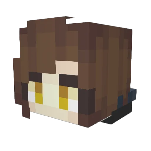 EandL511 Minecraft avatar head, 3D render