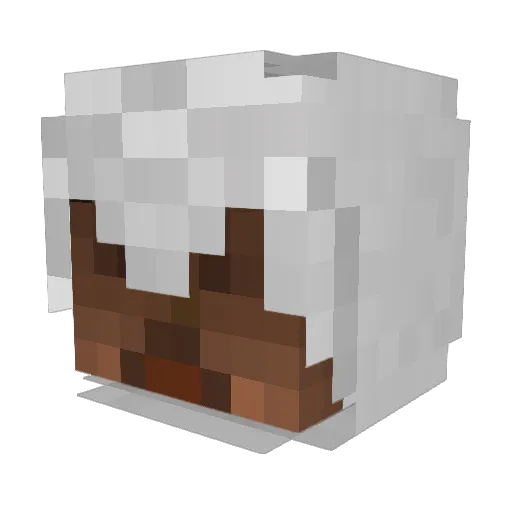 Eanmund Minecraft avatar head, 3D render