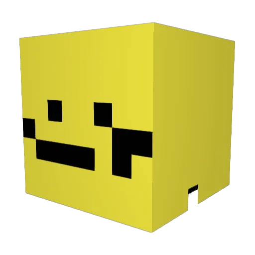 Eantheamazing Minecraft avatar head, 3D render