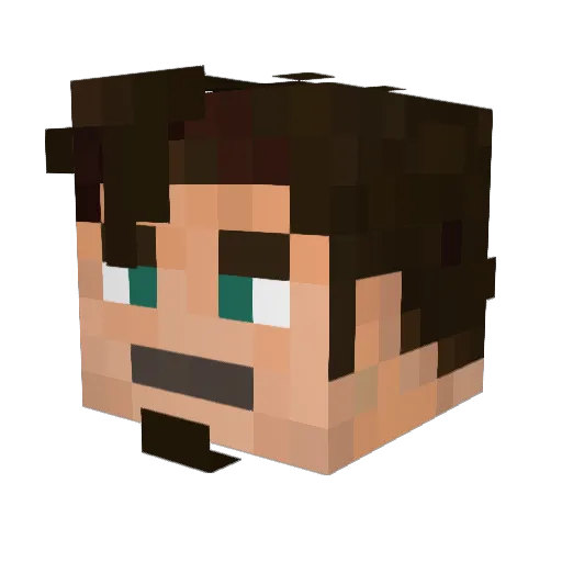 Earl_Silly Minecraft avatar head, 3D render