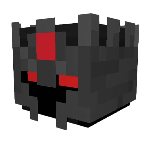 EarlofDarkness Minecraft avatar head, 3D render