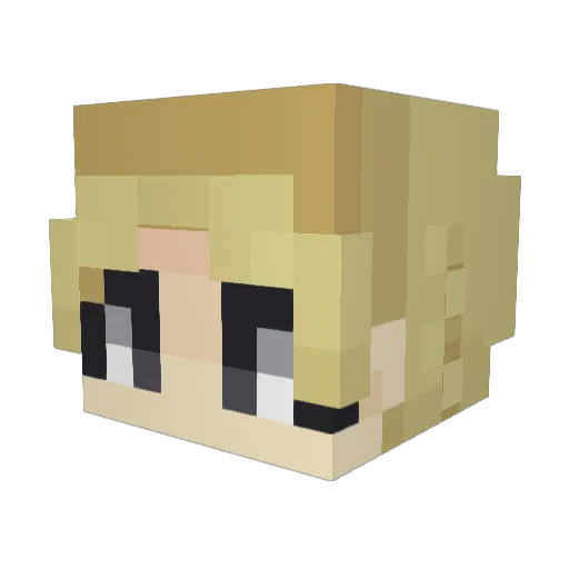 Early_Jane306 Minecraft avatar head, 3D render