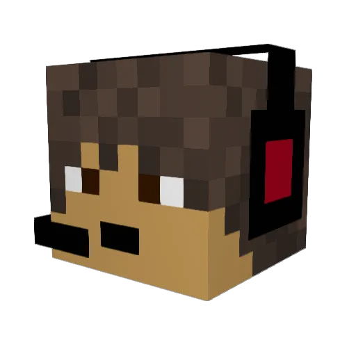 Earth9400 Minecraft avatar head, 3D render