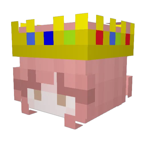 EarthDayEveryDay Minecraft avatar head, 3D render