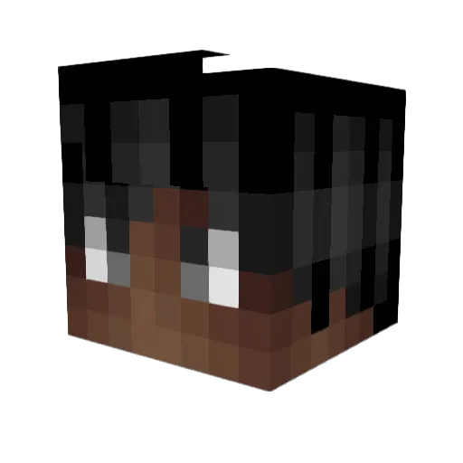 EarthQuill Minecraft avatar head, 3D render