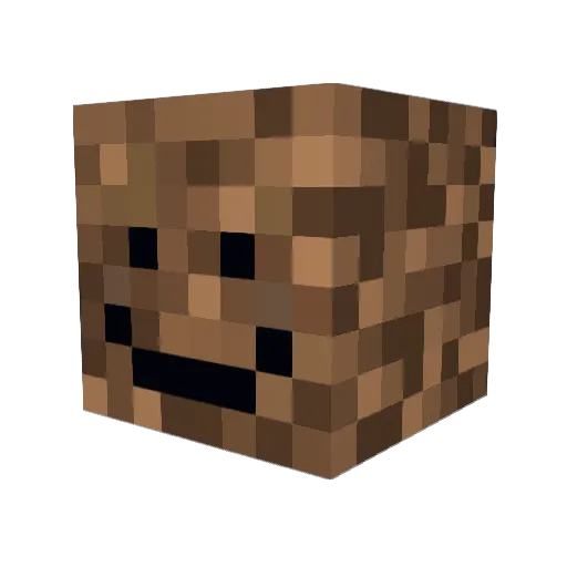 EarthShard Minecraft avatar head, 3D render