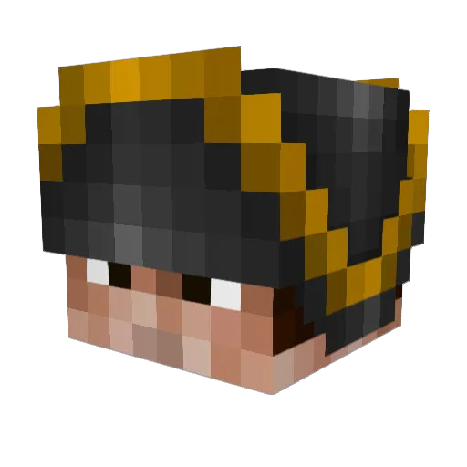 Earth_Fire Minecraft avatar head, 3D render