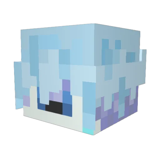 Earth_Minecraft_ Minecraft avatar head, 3D render