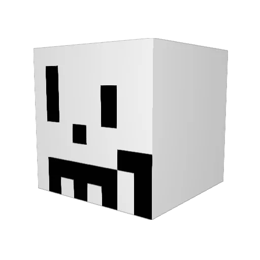 Earthburn95 Minecraft avatar head, 3D render