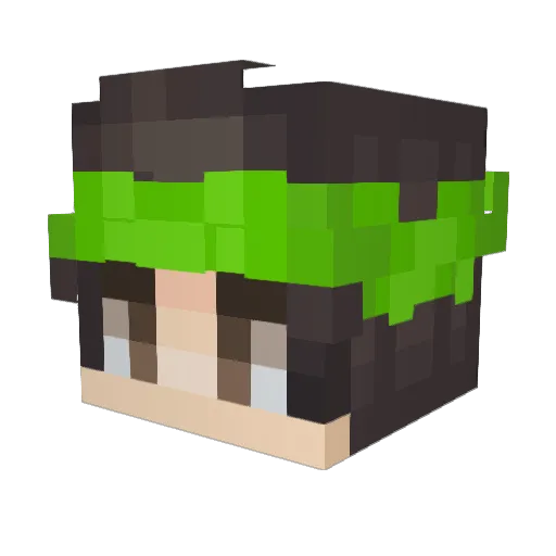 EarthlnhaleBoy Minecraft avatar head, 3D render