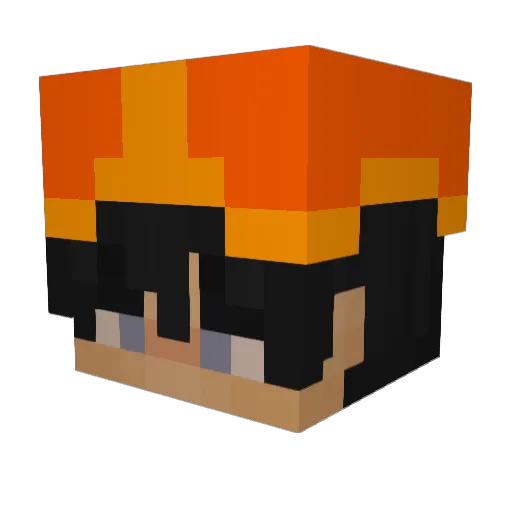 EarthlyPigeon26 Minecraft avatar head, 3D render