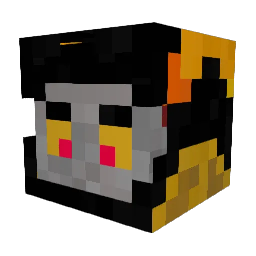 Earthly_Echo Minecraft avatar head, 3D render