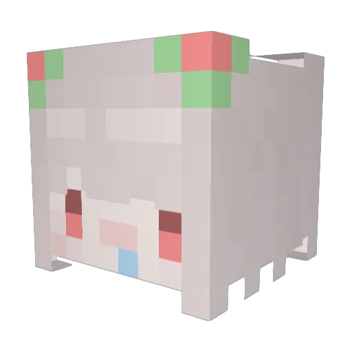 EarthpvpGameZ Minecraft avatar head, 3D render