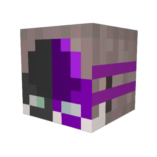 EarthsPriest Minecraft avatar head, 3D render