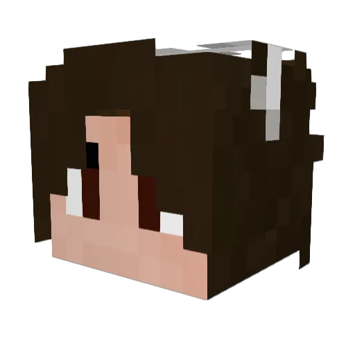 Eas57 Minecraft avatar head, 3D render
