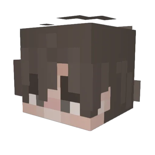 EasTyX_ Minecraft avatar head, 3D render