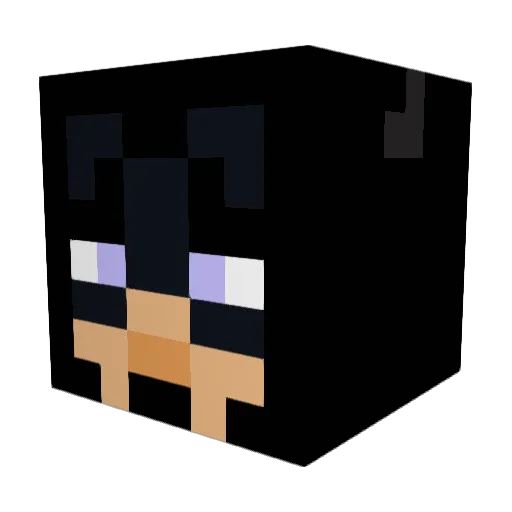 EasY_Ice Minecraft avatar head, 3D render