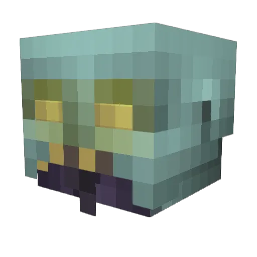 Easau Minecraft avatar head, 3D render