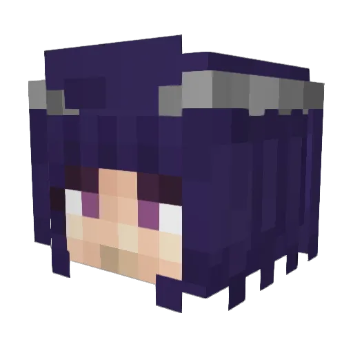 Easinova Minecraft avatar head, 3D render