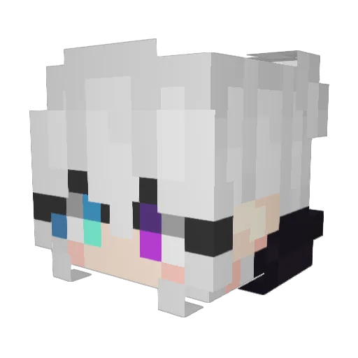 Eason0518 Minecraft avatar head, 3D render