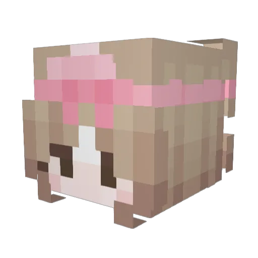 Eason188 Minecraft avatar head, 3D render
