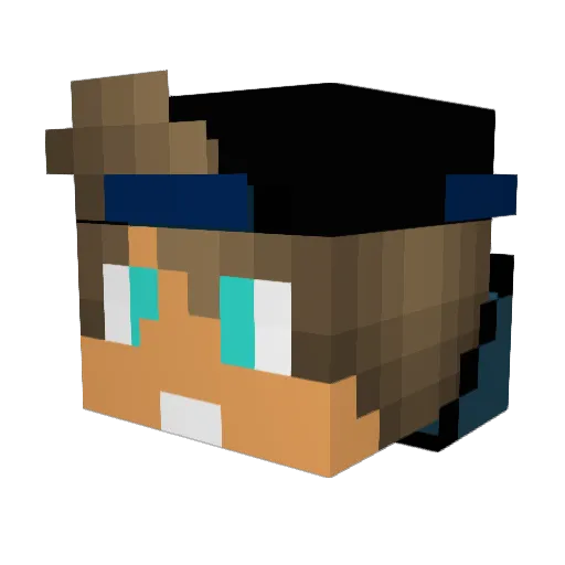 Easonner8787 Minecraft avatar head, 3D render
