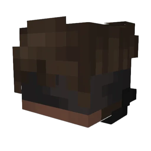 EastMqntella Minecraft avatar head, 3D render