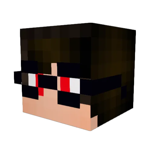 EastScenery Minecraft avatar head, 3D render